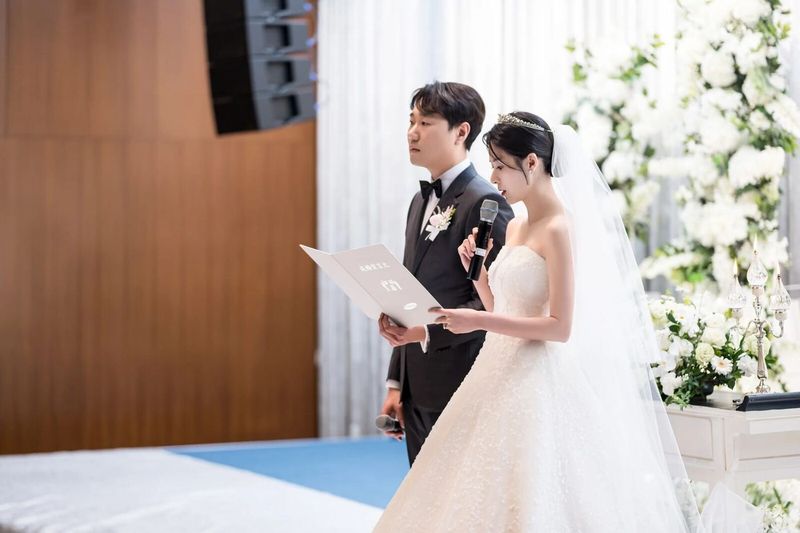 본식스냅 추천 혼인서약 낭독