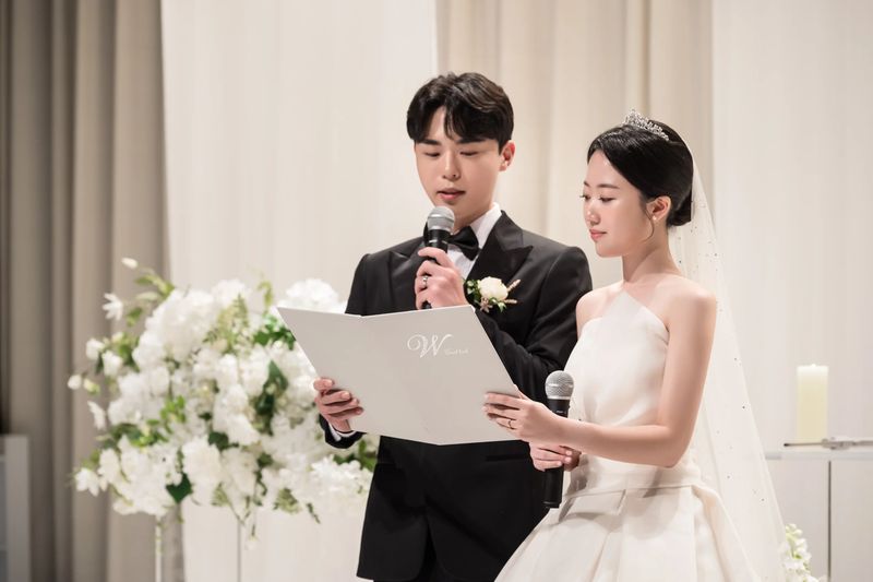강남 결혼식스냅 포스코컨벤션 혼인서약 낭독