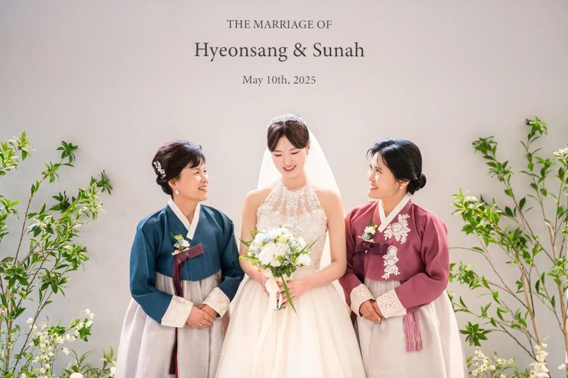 결혼식스냅 가격 양가 어머니와 함께한 신부